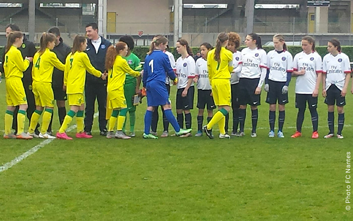 Les U14-U15 féminines du FC Nantes au tournoi au Mans